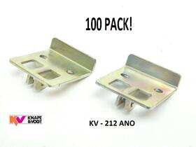 Knape & Vogt 212-ano 100 Pack And Front Shelf Rest 186/187 Series Anochrome Model 212 Ano Es