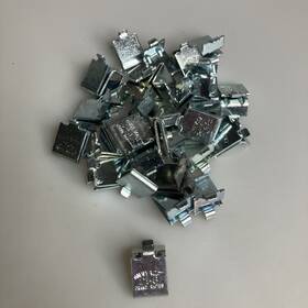 Kvz30 Knape & Vogt 256-z Lot 30 Zinc And 256 Adjustable Steel Shelf Support Clips Metal Kvz30 Knape & Vogt 256-z Lot 30 Zinc And 256 Adjustable Steel Shelf Support Clips Metal