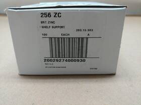 Kv256zc Knape & Vogt And 3/4 Inch Shelf Clips For Kv233 Kv255 In Zinc Box Of 100