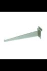 Knife 25 Slatwall Shelf Lot Chrome 8 " Used Lip - Brackets Knife 25 Slatwall Shelf Lot Chrome 8 " Used Lip - Brackets