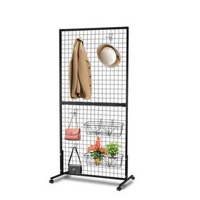 Ktondic Jswgj-1 3ft 6ft Double-layer Grid Panels For 3 6 Feet Wall Panel Black
