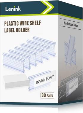 K0492b01 Lenink 30pcs Wire Shelf Label Holders Plastic Rack Holder Compatible K0492b01 Lenink 30pcs Wire Shelf Label Holders Plastic Rack Holder Compatible