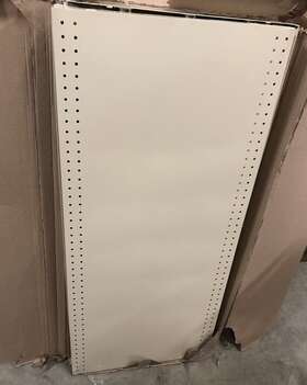 9472838 Lozier 1 X 48 22 Inch Powder Coated Platinum Base Deck - Pack Of 2