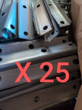 Dc1248 Lozier 25 Pack Gondola Multi-purpose Anchor Plate 7/16 Holes Dc1248 Lozier 25 Pack Gondola Multi-purpose Anchor Plate 7/16 Holes