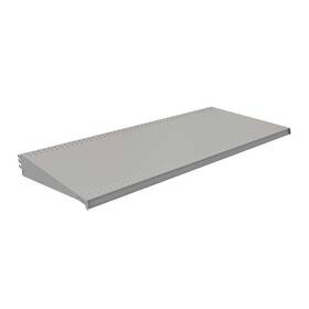 Dl422n.sil Lozier 1 Inch H X 48 W 22 L Powder Coated Silver Dl Style Shelf - Total