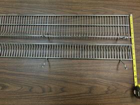 Wbf43bcp Lozier Wire Bin Fronts For Store Shelf Chrome Lot Of 50 Wbf43bcp Lozier Wire Bin Fronts For Store Shelf Chrome Lot Of 50