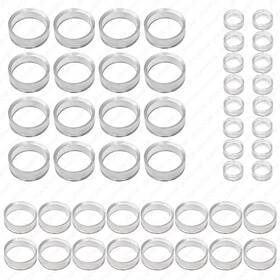 Lranfow 724041941350 48 Pack Baseball Display Stand Spheres Pcs / Round 3 Sizes