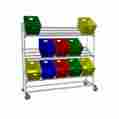 Lw15 Charnstrom Mobile 3 Shelf Shelving Unit Lw15 Charnstrom Mobile 3 Shelf Shelving Unit