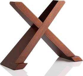 M Nke 628176544199 Vinyl Record Stand - An Elegant Display Shelf Made From Solid Wood Brown M Nke 628176544199 Vinyl Record Stand - An Elegant Display Shelf Made From Solid Wood Brown