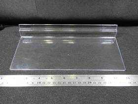 X003s27lyb Maitys New 50 Clear Acrylic Plastic Flat Slatwall Shelves Shelf Shoe Display 4 Inch X9.75