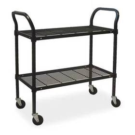 Manufacturer Varies 2hdj1 Wire Cart 2 Shelf 48x24x39 Black