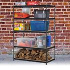 Metal 5 Storage Rack Duty Organisation Shelving Garage Shelf Heavy Steel Shelves Metal 5 Storage Rack Duty Organisation Shelving Garage Shelf Heavy Steel Shelves