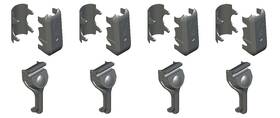 Metro 785577409295 Sakita2 Replacement Levers/wedges For Super Adjustable Erecta Wir