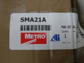 Sma21a Metro 21 Inch Smartlever Shelf Arm Pair With Hardware Sma21a Metro 21 Inch Smartlever Shelf Arm Pair With Hardware