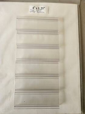 Mic 748079995307 46 Pcs Wire Shelf Label Holders With Paper 4 Inch X 1 3/8 Mic 748079995307 46 Pcs Wire Shelf Label Holders With Paper 4 Inch X 1 3/8