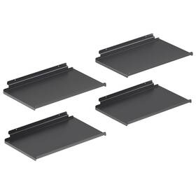 17x10-de-4p Mqkiwao 4 Pack 17x10 Inch Large Slatwall Shelves Metal Slat Wall Accessories 17x10-de-4p Mqkiwao 4 Pack 17x10 Inch Large Slatwall Shelves Metal Slat Wall Accessories