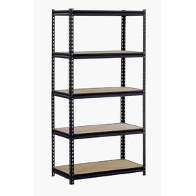 Ur361860pb5p-bl Muscle Rack 36 Inch W X 60 H 18 D 5-tier Steel Shelving Unit Ur361860pb5p-bl Muscle Rack 36 Inch W X 60 H 18 D 5-tier Steel Shelving Unit