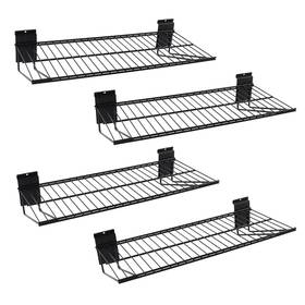 Shelves74 Muzik 4pcs Slatwall Shelves Heavy Duty Garage Shelf 24 Inch X 11.4 Bl Shelves74 Muzik 4pcs Slatwall Shelves Heavy Duty Garage Shelf 24 Inch X 11.4 Bl