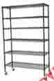 Mws481874-b Sandusky Cabinets Mobile 5 Shelf Wire Shelving 017567098913