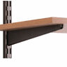 0122-11brz N-a John Sterling Bronze Dual Track Wood Shelf Bracket 0077355012477