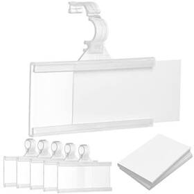 Slh101 Neust Reusable Plastic Wire Shelf Label Holder For Pantry Retail Shopping Mall 50 Slh101 Neust Reusable Plastic Wire Shelf Label Holder For Pantry Retail Shopping Mall 50