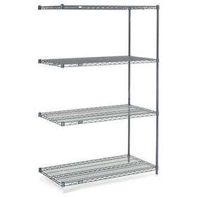 A24367n5 Nexel 5 Tier Wire Shelving Add-on Unit 36 Inch W X 24 D 74 H A24367n5 Nexel 5 Tier Wire Shelving Add-on Unit 36 Inch W X 24 D 74 H