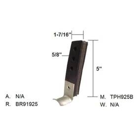 21161 Nickson 5 Inch X 5/8 Rubber Strap Hanger