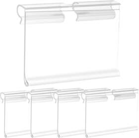 Northpoint Enterprises Inc 45212-50pk 50 Pack Reusable Plastic Wire Shelf Label Holder For Pantry Retail Merchandise Northpoint Enterprises Inc 45212-50pk 50 Pack Reusable Plastic Wire Shelf Label Holder For Pantry Retail Merchandise