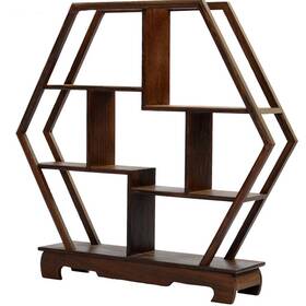 Nwfashion 6141349 Chinese Wooden Rosewood Display Stand Decoration Curio 1