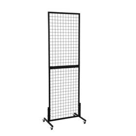 Ouduck Zsb-1 1.8ft X 5.7ft Grid Wall Panels Standing Wire 1 Pack Black