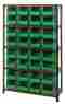 Pb-32239yl Quantum Storage Boltless Particle Board Shelf With 32 Ultra Bins Complete Package Pb-32239yl Quantum Storage Boltless Particle Board Shelf With 32 Ultra Bins Complete Package