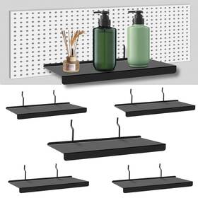 Ddb-6p Pekgril 10x4.3 Inch Pegboard Shelves Set Of 6 10 X 4.3 Black Pcs