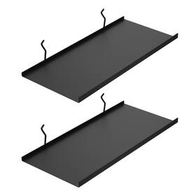 Dtxzwj-2p Pekgril 17x8 Inch Large Pegboard Shelves Set Of 2 Metal Peg Black Dtxzwj-2p Pekgril 17x8 Inch Large Pegboard Shelves Set Of 2 Metal Peg Black