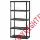 Ps361872-5b Sandusky Cabinets Plastic Shelving