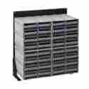 Qic-124-122-gray Quantum Storage 24 Single Sided Interlocking Cabinet Floor Stand