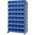 Qprd-202bl Quantum Pick Rack Shelf Blue Bins 651588193693 Qprd-202bl Quantum Pick Rack Shelf Blue Bins 651588193693