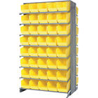 36inwx63-1-2inh Qprd-202yl Quantum Pickrack Shelf Yellow Bins 651588193730