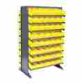 Qprd-5678bl Quantum Storage Double Sided Pick Rack Systems With Various Euro Bins Qprd-5678bl Quantum Storage Double Sided Pick Rack Systems With Various Euro Bins