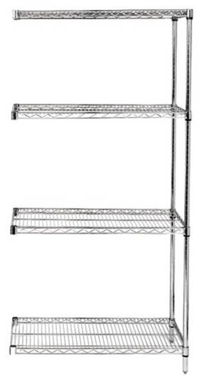 Ad63-3048s Quantum Storage Systems - Wire 4 Shelf Add-on Kit Stainless 63in Ad63-3048s Quantum Storage Systems - Wire 4 Shelf Add-on Kit Stainless 63in