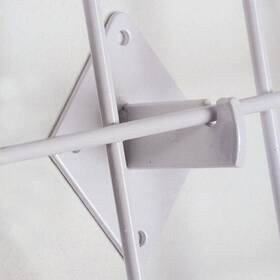 Retail Resource 191538068331 White Grid Brackets 3 Inch W Retail Resource 191538068331 White Grid Brackets 3 Inch W
