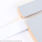 Roll 128 Slatwall Decorative Insert Vinal Height White 1.25in 1.25 Prices