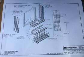 10027075-02210 Royston Metal Wire Rack Shelf 24x22 Shelving Display Merchandise