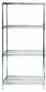 Rwr72-1830ld Quantum Chrome Finish Wire Systems Shelving 4-tier Unit Storage