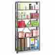 73555626803 Saf6268 Saf-6268 Safco Steel Shelving Unit 6 Shelves 36w X 12d 75h Dark Gray 73555626803 Saf6268 Saf-6268 Safco Steel Shelving Unit 6 Shelves 36w X 12d 75h Dark Gray