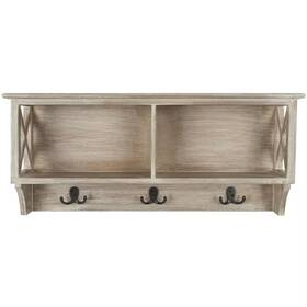 Safavieh 93487859 Freya Hanging Storage Wall Rack - Vintage White