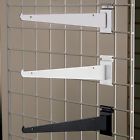 Shelf 20pcs Gridwall White Bracket " 8
