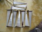Shelf " 8 Lip - Chrome 10 Bracket Lot Pcs