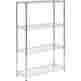 Shf-01906 Honey-can-do 4 Tier Shelving Unit Chrome 811434019069 Shf-01906 Honey-can-do 4 Tier Shelving Unit Chrome 811434019069