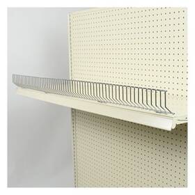 100638 Siffron 3x48 Inch Chrome Front Shelf Wire Fence For Lozier Fixtures Pk Of 10 100638 Siffron 3x48 Inch Chrome Front Shelf Wire Fence For Lozier Fixtures Pk Of 10