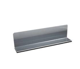 Siffron 9921017475 Clear Solid Acrylic Inch L Shaped Shelf Dividers 10 Pieces